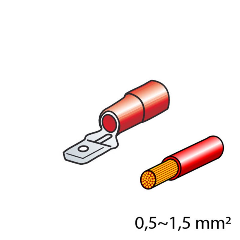Φωτογραφία προϊόντος: Lampa ΦΙΣΑΚΙΑ 6.3 x 0.8mm (10τμχ.)