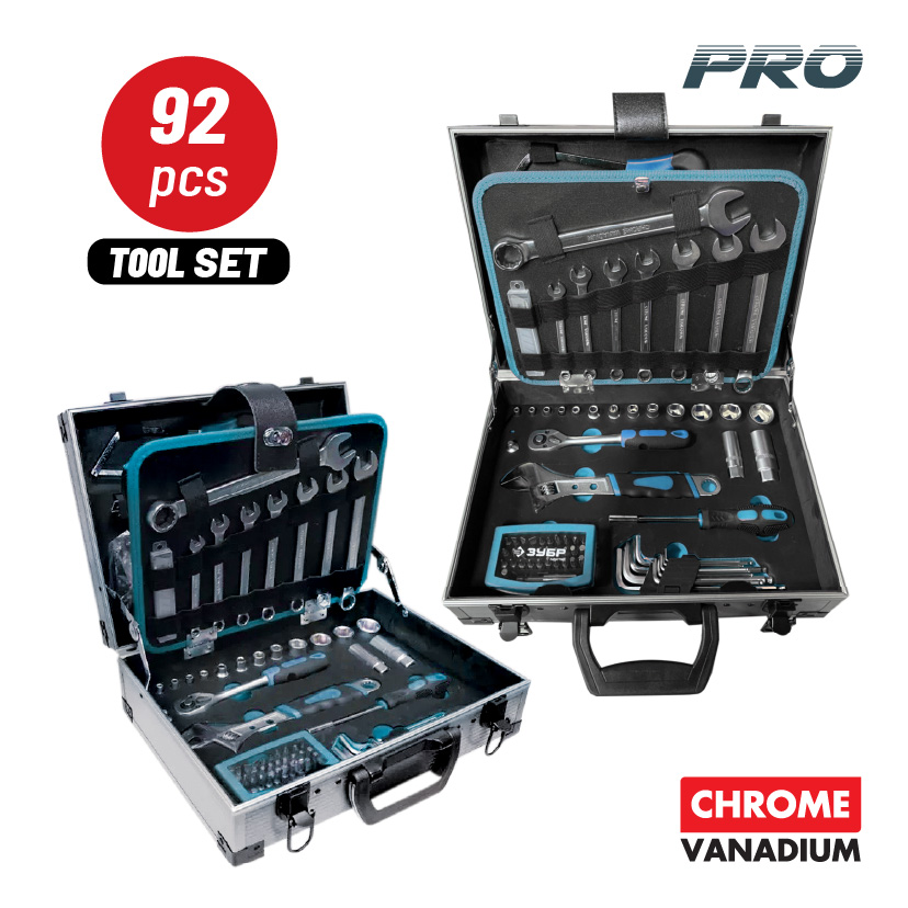 Φωτογραφία προϊόντος: BORMANN Pro BHT5170 Εργαλεία Σετ 92Τμχ Cr-V σε βαλίτσα αλουμινίου (078449)