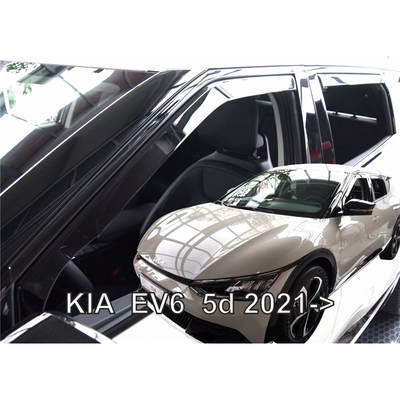 Φωτογραφία προϊόντος: KIA EV6 5D 2021+ ΣΕΤ ΑΝΕΜΟΘΡΑΥΣΤΕΣ ΑΥΤΟΚΙΝΗΤΟΥ ΑΠΟ ΕΥΚΑΜΠΤΟ ΦΙΜΕ ΠΛΑΣΤΙΚΟ HEKO - 4 ΤΕΜ.