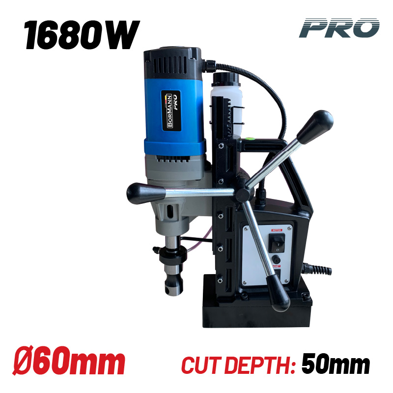 Φωτογραφία προϊόντος: BORMANN Pro BMD1600 Μαγνητικό Δράπανο 1680W,1500Nm,Βάθος Κοπής 50mm (072416)