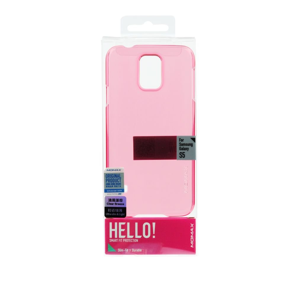Φωτογραφία προϊόντος: Momax Clear Twist θήκη κινητού για Samsung Galaxy S5, ροζ (CCSAS5P)