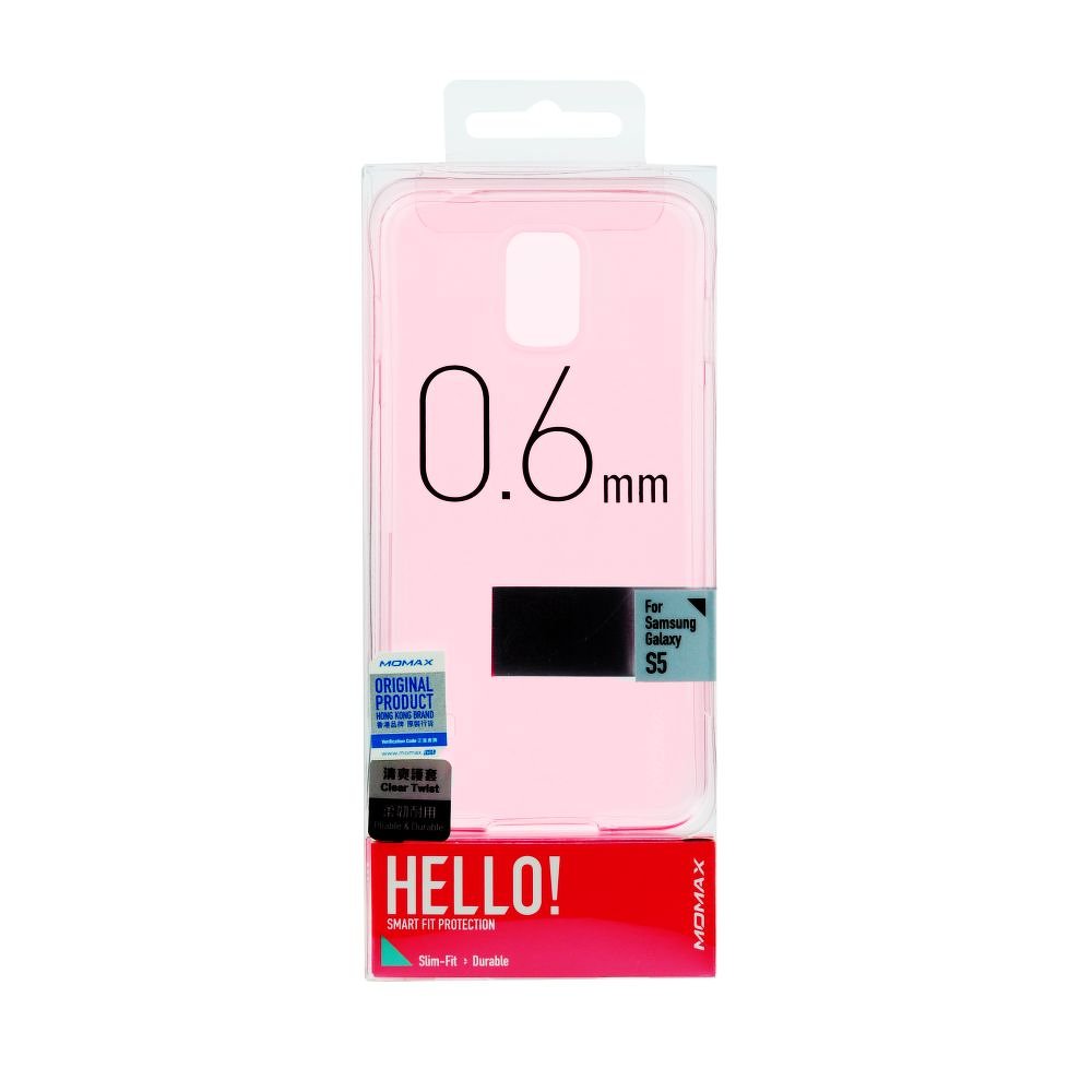 Φωτογραφία προϊόντος: Momax Ultra Thin Clear Breeze Θήκη για Samsung Galaxy S5 Pink