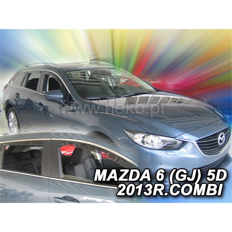 Φωτογραφία προϊόντος: MAZDA 6 GJ 5D COMBI 08/2013+ ΣΕΤ ΑΝΕΜΟΘΡΑΥΣΤΕΣ ΑΥΤΟΚΙΝΗΤΟΥ ΑΠΟ ΕΥΚΑΜΠΤΟ ΦΙΜΕ ΠΛΑΣΤΙΚΟ HEKO - 4 ΤΕΜ.
