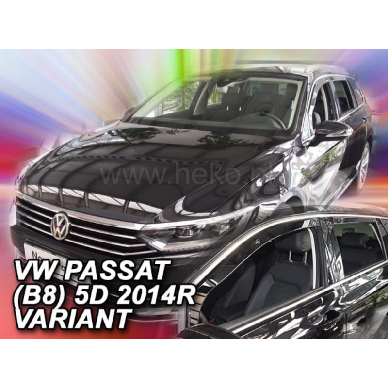 Φωτογραφία προϊόντος: VW PASSAT 5D VARIANT 2014+ ΣΕΤ ΑΝΕΜΟΘΡΑΥΣΤΕΣ ΑΥΤΟΚΙΝΗΤΟΥ ΑΠΟ ΕΥΚΑΜΠΤΟ ΦΙΜΕ ΠΛΑΣΤΙΚΟ HEKO - 4 ΤΕΜ.