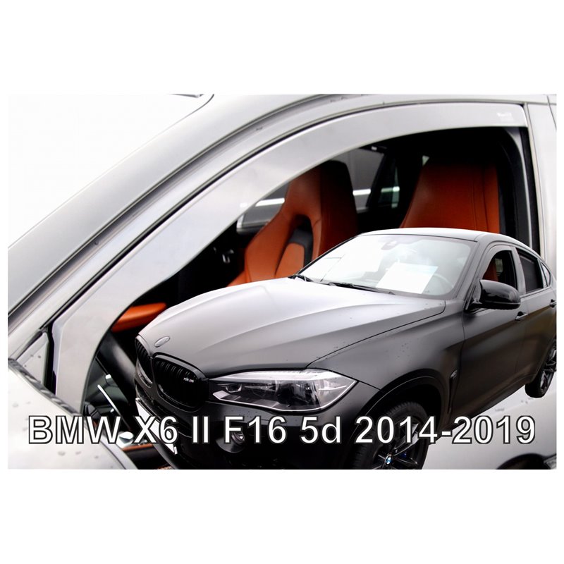 Φωτογραφία προϊόντος: BMW X6 F16 5D 2014-2019 ΣΕΤ ΑΝΕΜΟΘΡΑΥΣΤΕΣ ΑΥΤΟΚΙΝΗΤΟΥ ΑΠΟ ΕΥΚΑΜΠΤΟ ΦΙΜΕ ΠΛΑΣΤΙΚΟ HEKO - 4 ΤΕΜ.