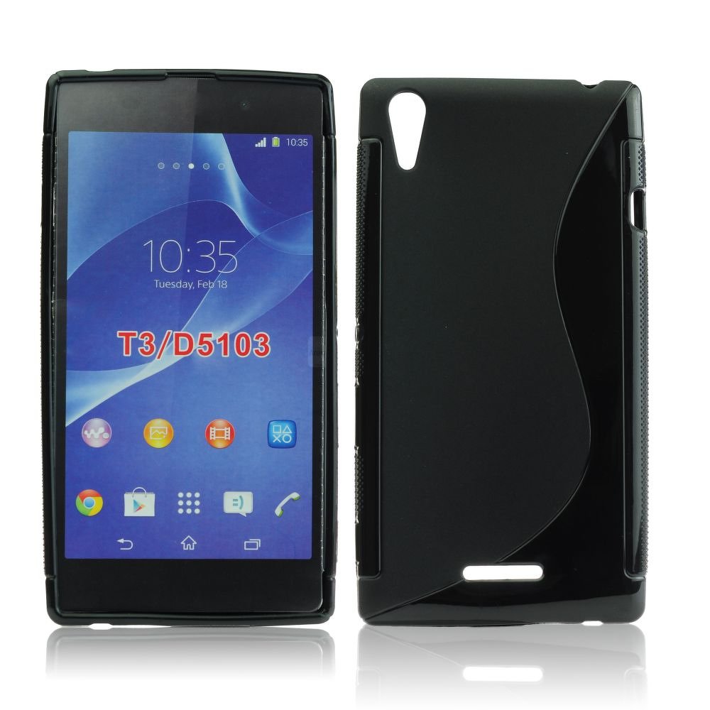 Φωτογραφία προϊόντος: Θήκη Back Cover S-Line για Sony Xperia T3 (Μαύρο)
