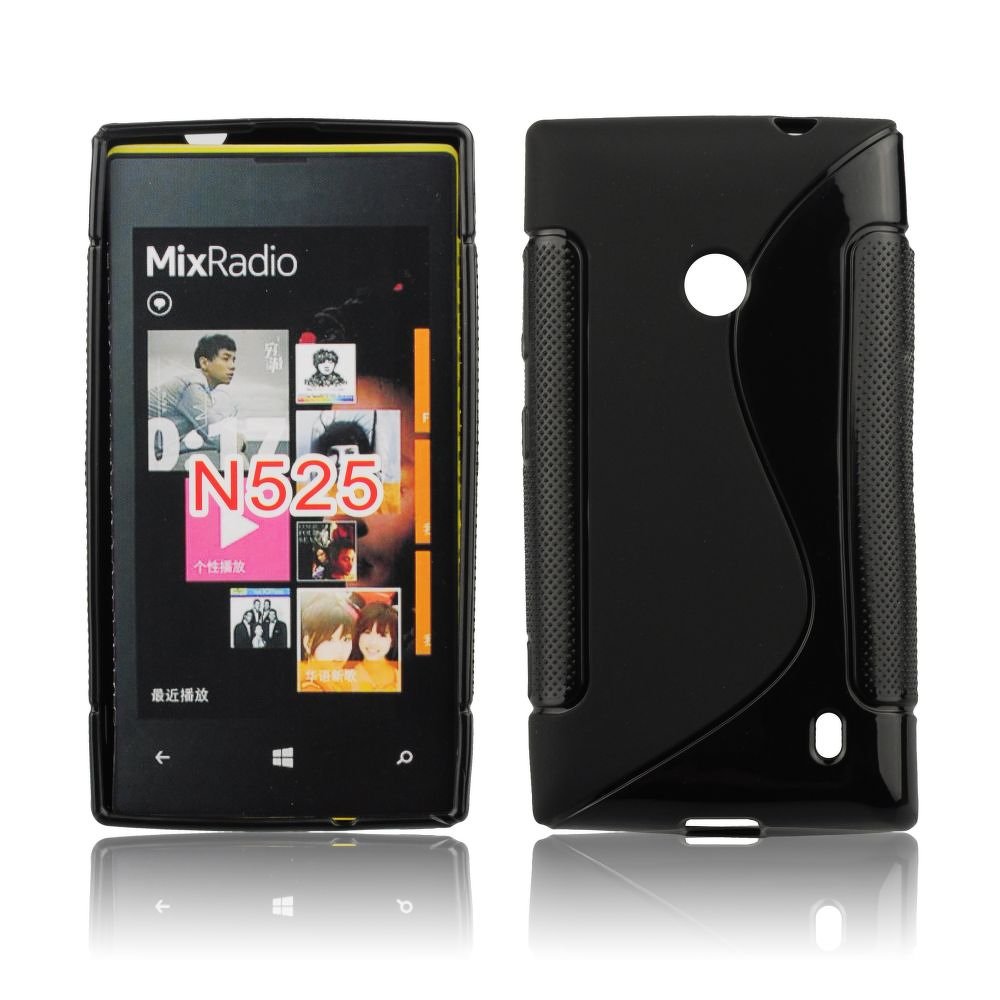 Φωτογραφία προϊόντος: Θήκη Back Cover S-Line Forcell για Microsoft Lumia 525/520 (Μαύρο)