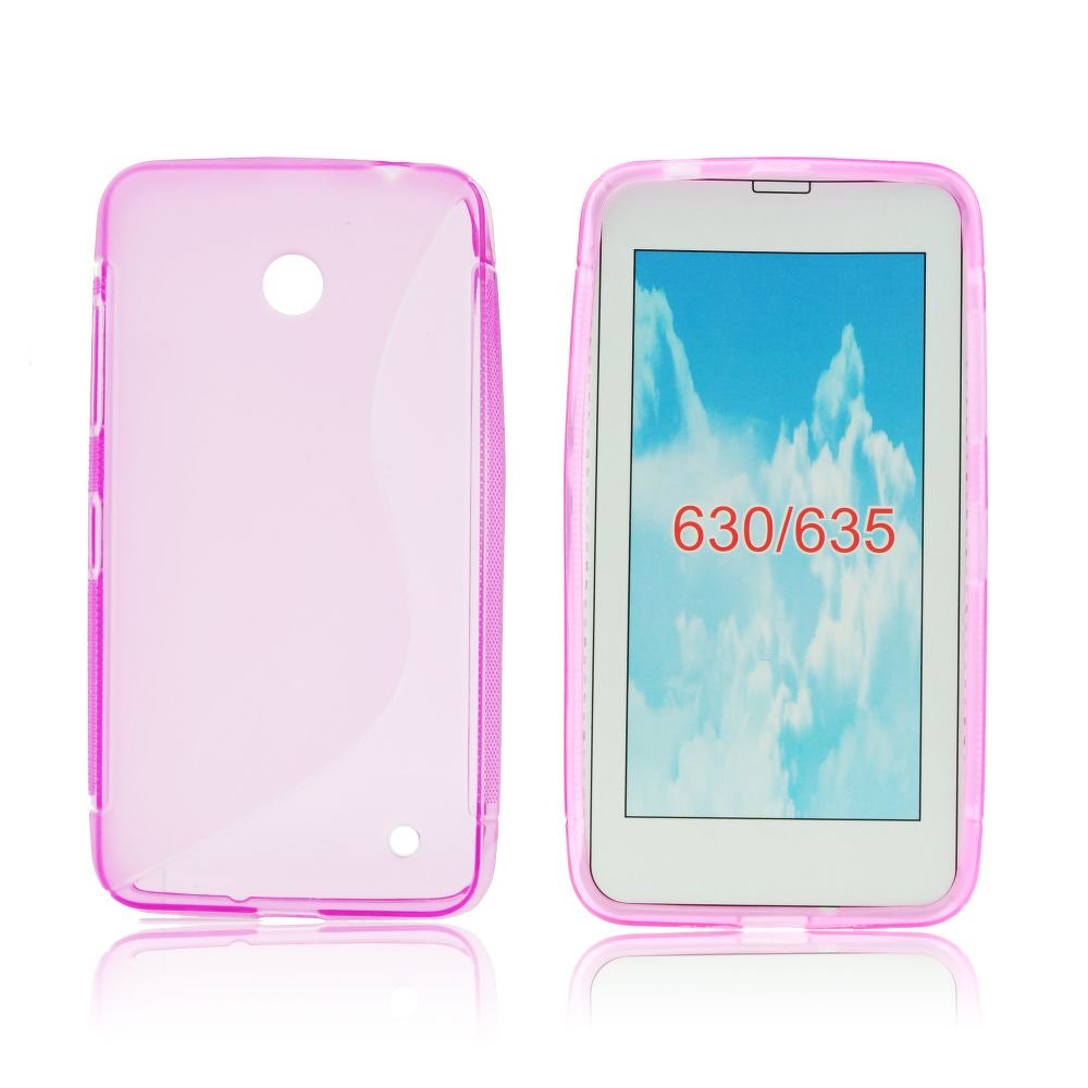 Φωτογραφία προϊόντος: Θήκη Back Cover S-Line Forcell για Microsoft Lumia 630/635 Ροζ