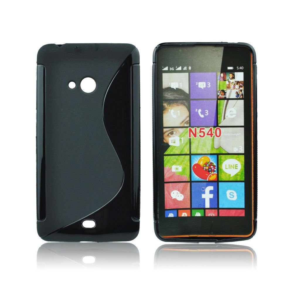Φωτογραφία προϊόντος: Θήκη Back Cover S-Line Forcell για Microsoft Lumia 540 (Μαύρο)