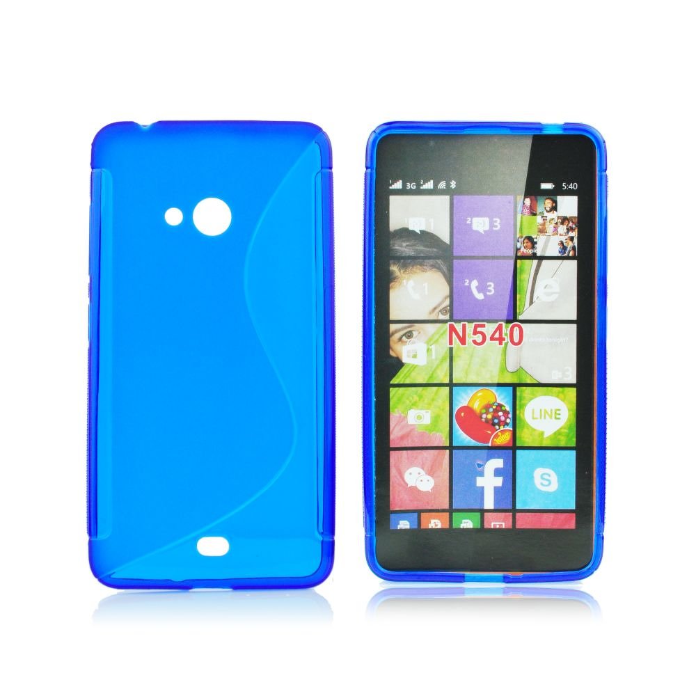 Φωτογραφία προϊόντος: Θήκη Back Cover S-Line Forcell για Microsoft Lumia 540 (Μπλε)