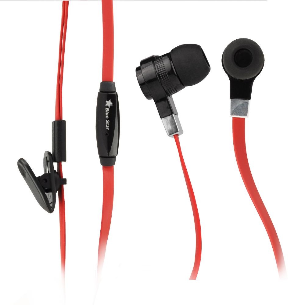 Φωτογραφία προϊόντος: Hands Free Blue Star Standard In-Ear Universal (Μαύρο/Κόκκινο)