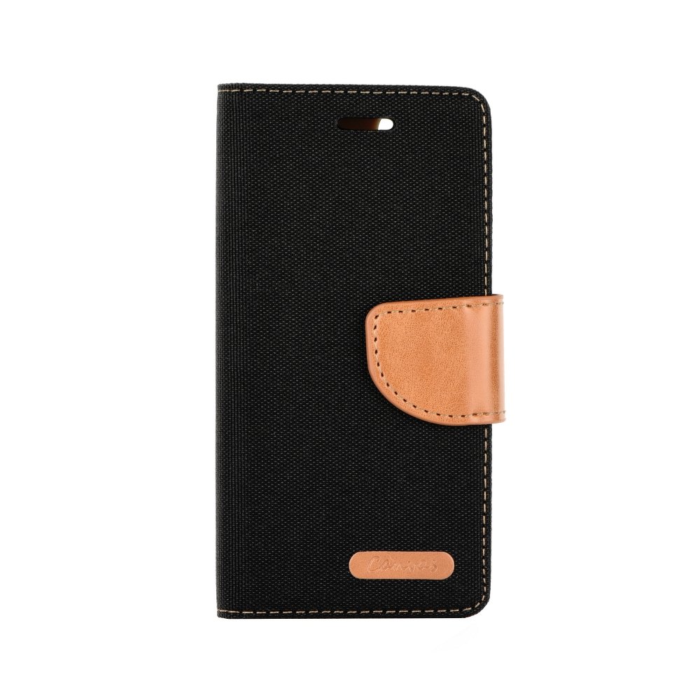 Φωτογραφία προϊόντος: Canvas Book Case για HUAWEI Y6 2018 - Black