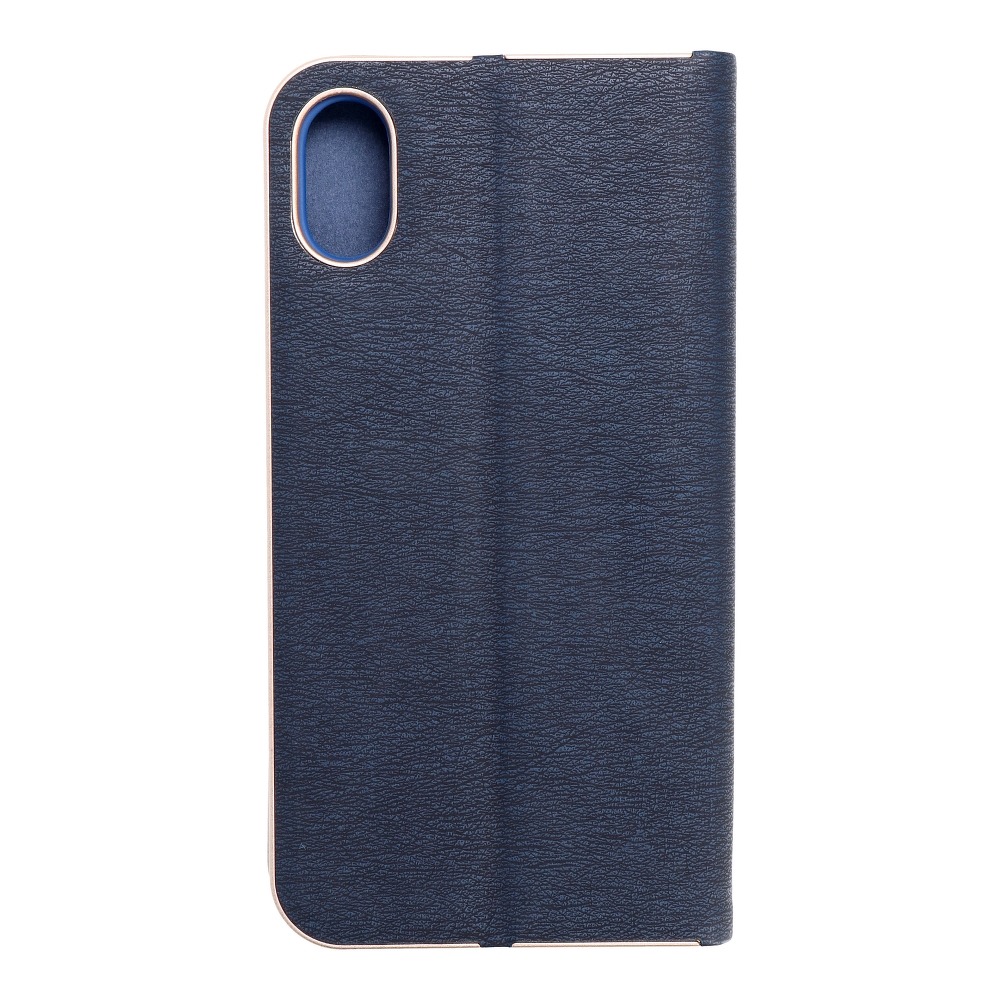Φωτογραφία προϊόντος: Forcell LUNA Book Gold Θήκη Book για iPhone X, Navy Blue