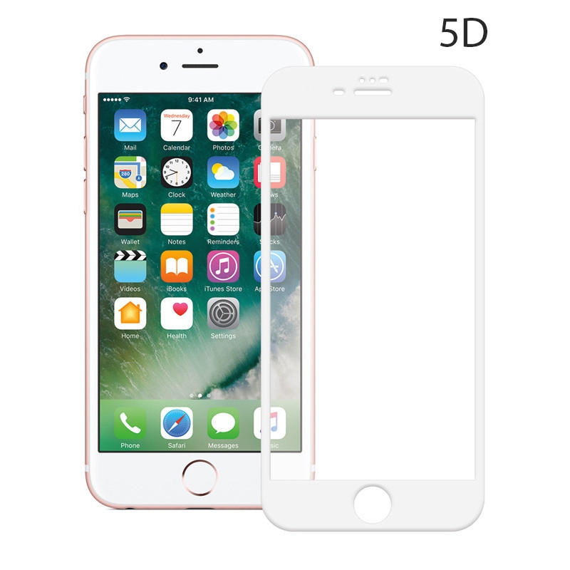 Φωτογραφία προϊόντος: POWERTECH Tempered Glass 5D Full Glue για iPhone 6 Plus, White