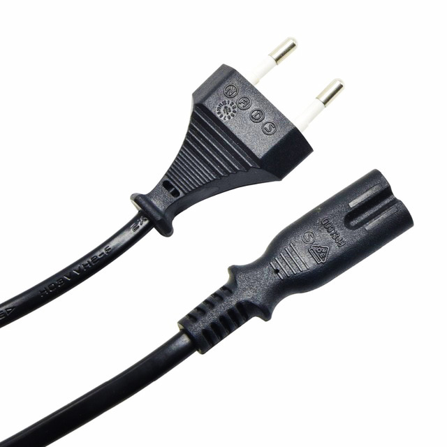 Φωτογραφία προϊόντος: POWERTECH Καλώδιο τροφοδοσίας VDE 2x0.5mm PVC 1.5m black