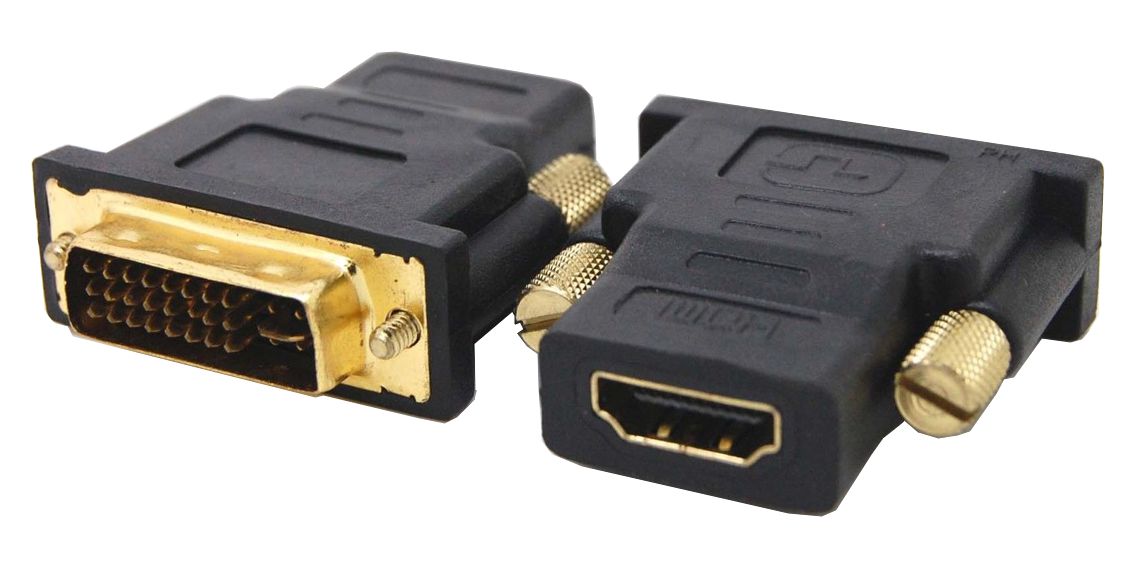 Φωτογραφία προϊόντος: POWERTECH adapter από DVI-I (24+5) M σε HDMI F, χρυσό