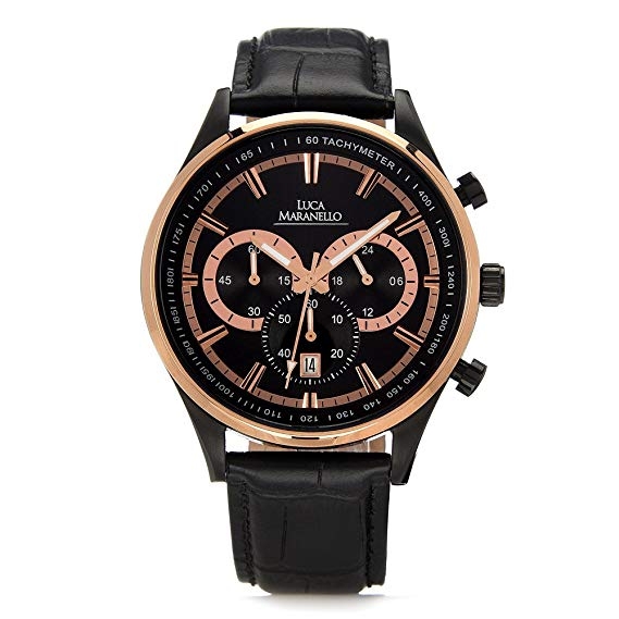 Φωτογραφία προϊόντος: Ανδρικό Ρολόι Luca Maranello NOBILE Chronograph Gold/Black AY010444-004