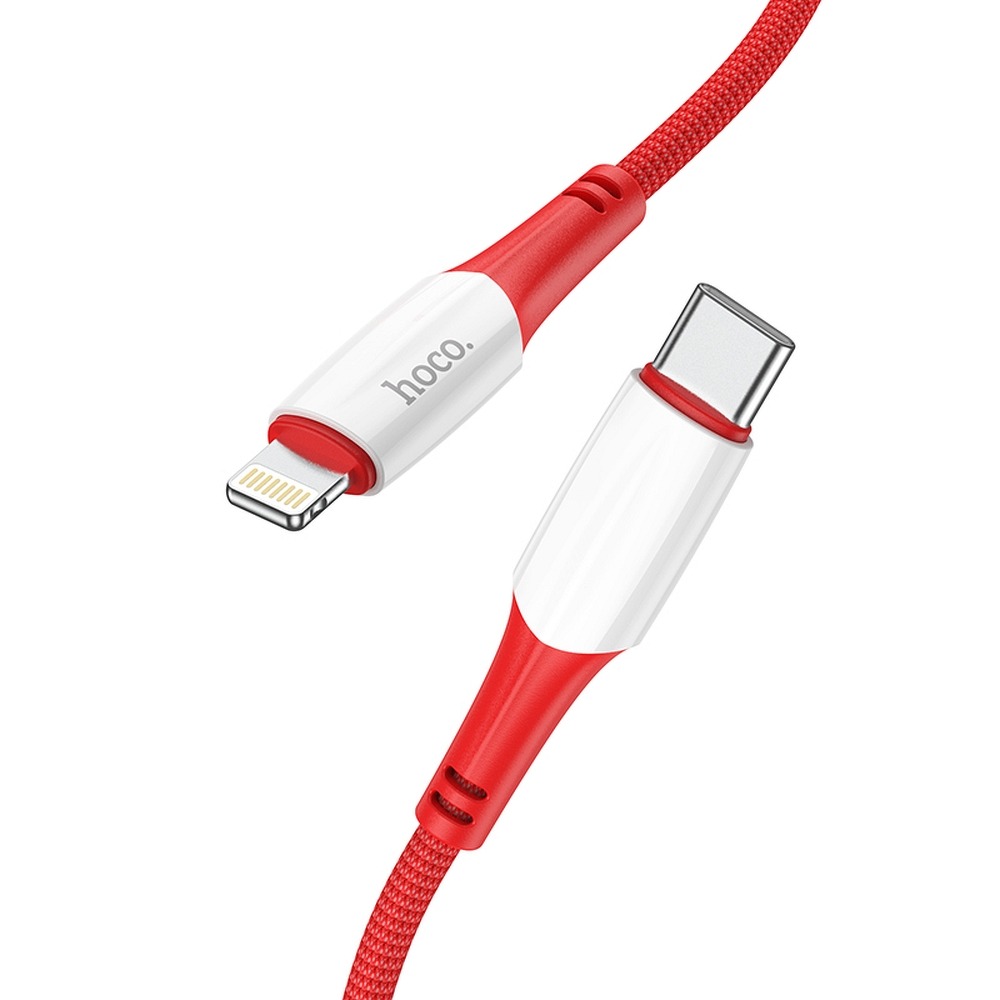Φωτογραφία προϊόντος: HOCO Ferry X70 καλώδιο USB-C σε Lightning 1m κόκκινο
