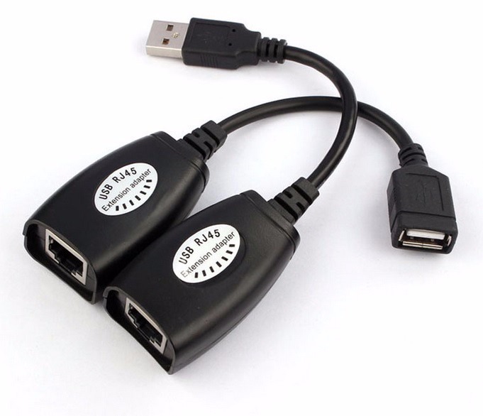 Φωτογραφία προϊόντος: POWERTECH αντάπτορας CAT 5/5a/6 σε USB CAB-N098, μαύρος