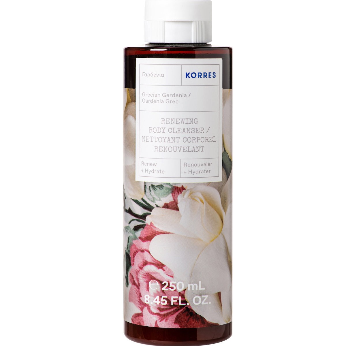 Φωτογραφία προϊόντος: Korres Renewing Body Cleanser Aναζωογονητικό Αφρόλουτρο με Άρωμα Γαρδένια, 250ml