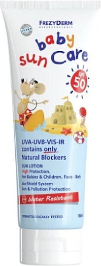Φωτογραφία προϊόντος: Frezyderm Baby Sun Care SPF50 Βρεφικό Αντηλιακό Γαλάκτωμα Προσώπου & Σώματος Υψηλής Προστασίας Κατάλληλο Από Την Γέννηση 100ml