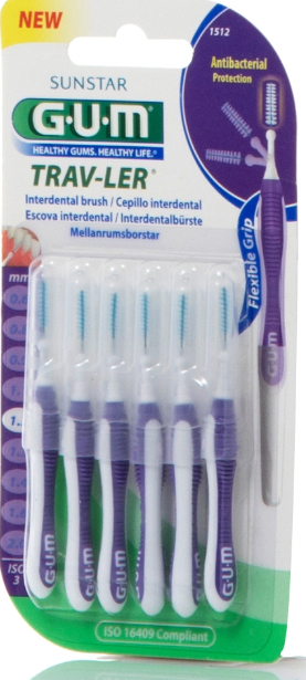 Φωτογραφία προϊόντος: GUM Trav-Ler Extra Fine Cylindrical 1.2mm 6τμχ