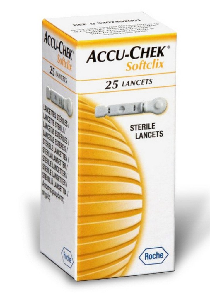 Φωτογραφία προϊόντος: Accu-Chek Softclix Βελόνες Μέτρησης Σακχάρου 25 τμχ