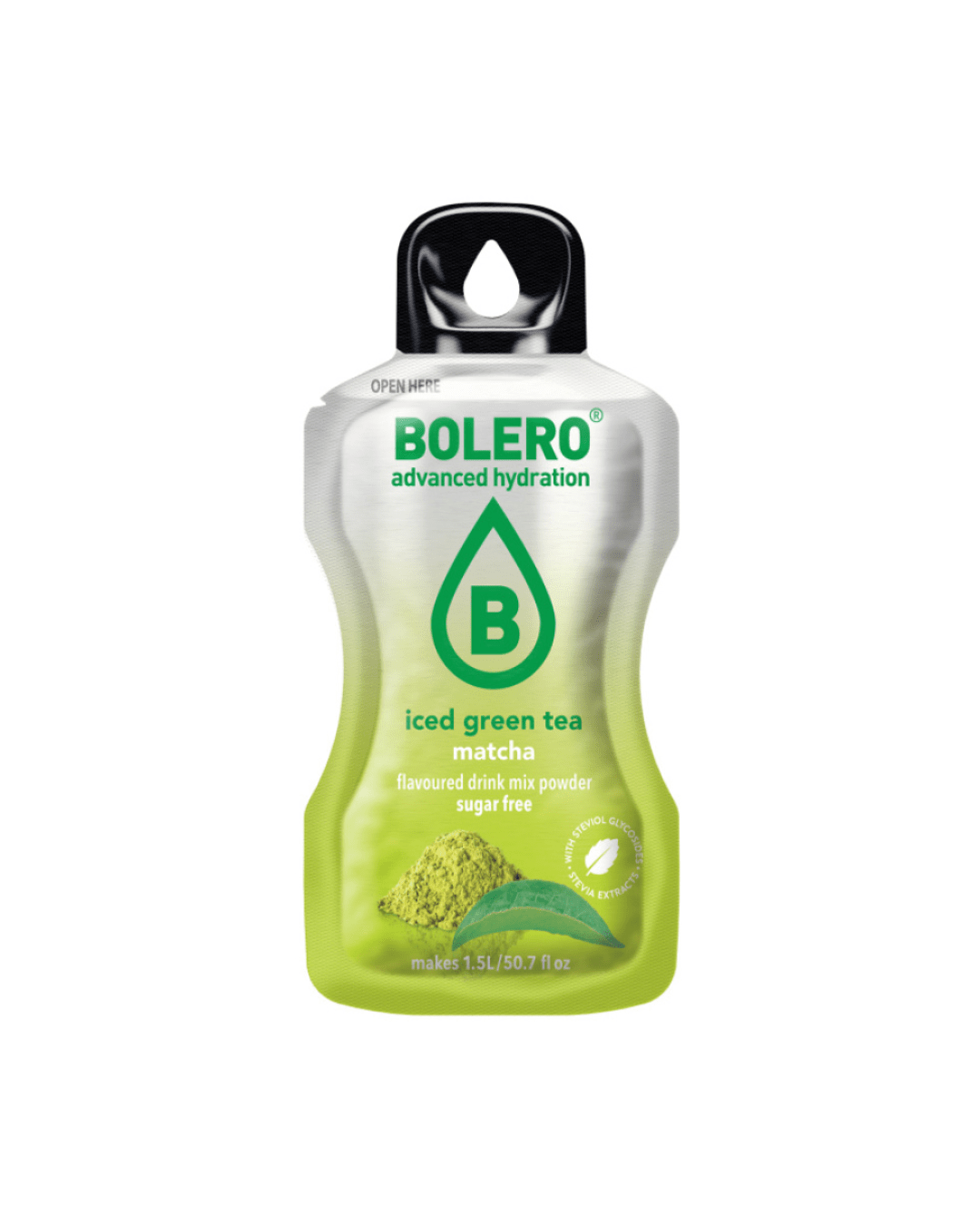 Φωτογραφία προϊόντος: BOLERO DRINKS BOLERO Iced Green Tea Matcha – χυμός σε σκόνη για 1,5L (σακουλάκι 9γρ)