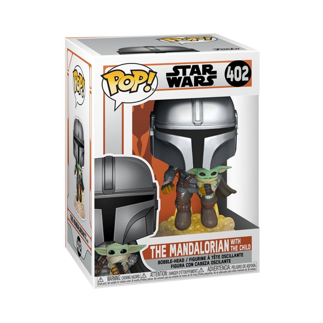 Φωτογραφία προϊόντος: Funko Star Wars The Mandalorian POP! TV Vinyl Figure Mando Flying With Jet