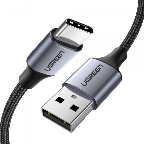Φωτογραφία προϊόντος: Καλώδιο USB-A σε USB-C UGREEN US288, 18W, 3A, 2m, Μαύρο