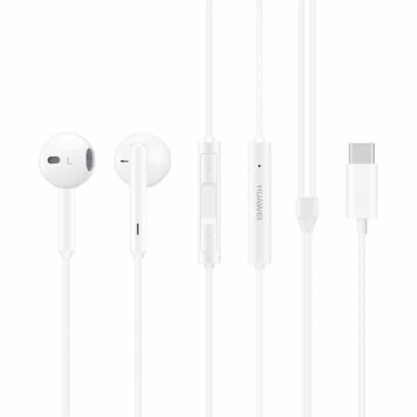 Φωτογραφία προϊόντος: Huawei CM33 Bulk Earbuds Handsfree Ακουστικά με Βύσμα USB-C Λευκό