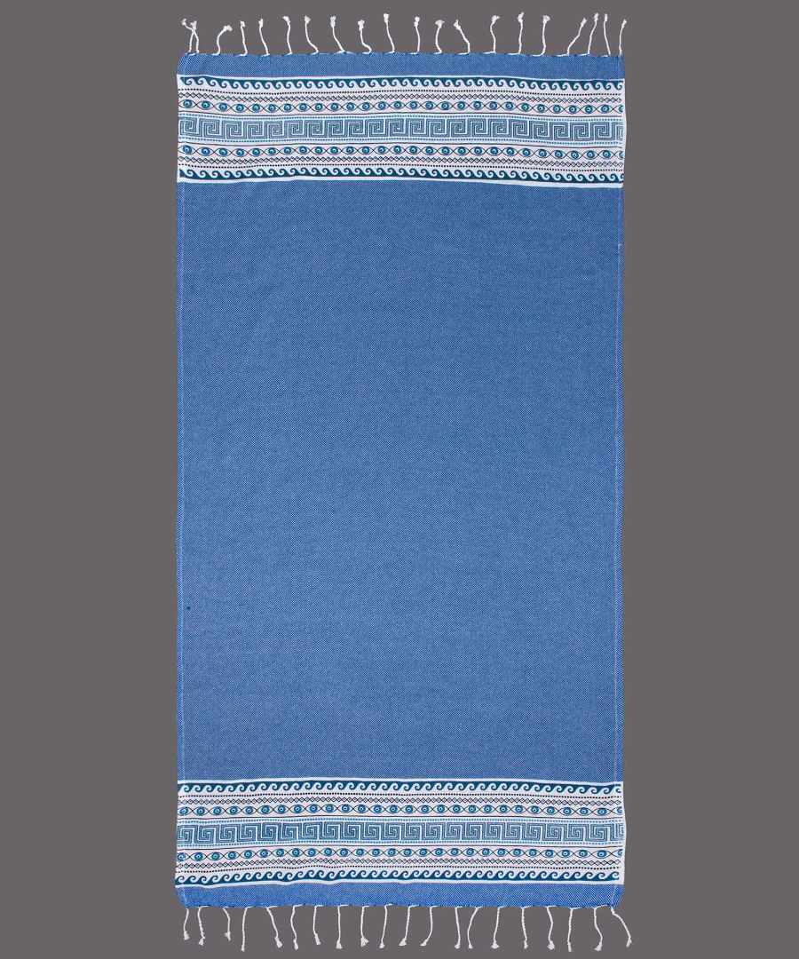 Φωτογραφία προϊόντος: SilkFashion Pestemal nkp555 (90cm x 180cm) μπλέ ροαγιάλ