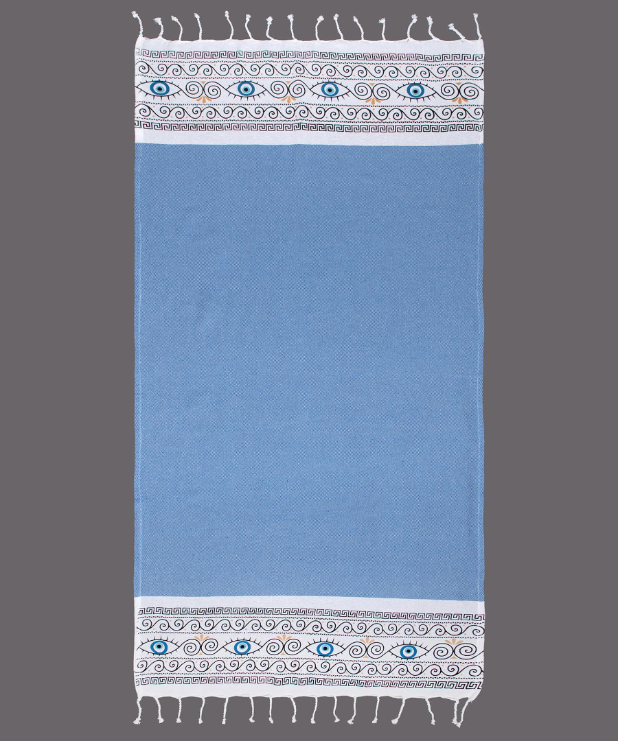 Φωτογραφία προϊόντος: SilkFashion Pestemal nkp554 (90cm x 180cm) σιέλ