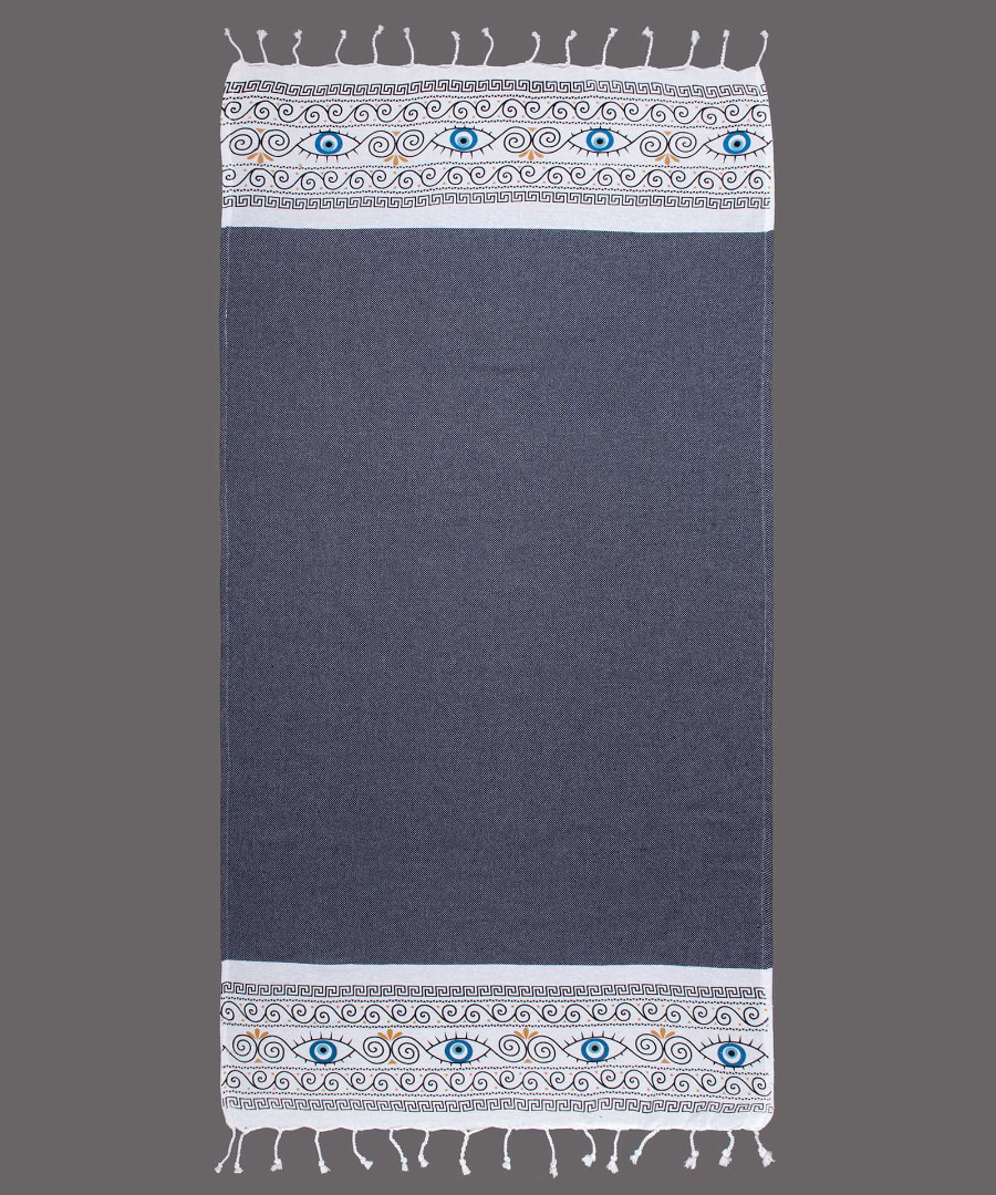 Φωτογραφία προϊόντος: SilkFashion Pestemal nkp554 (90cm x 180cm) μπλέ