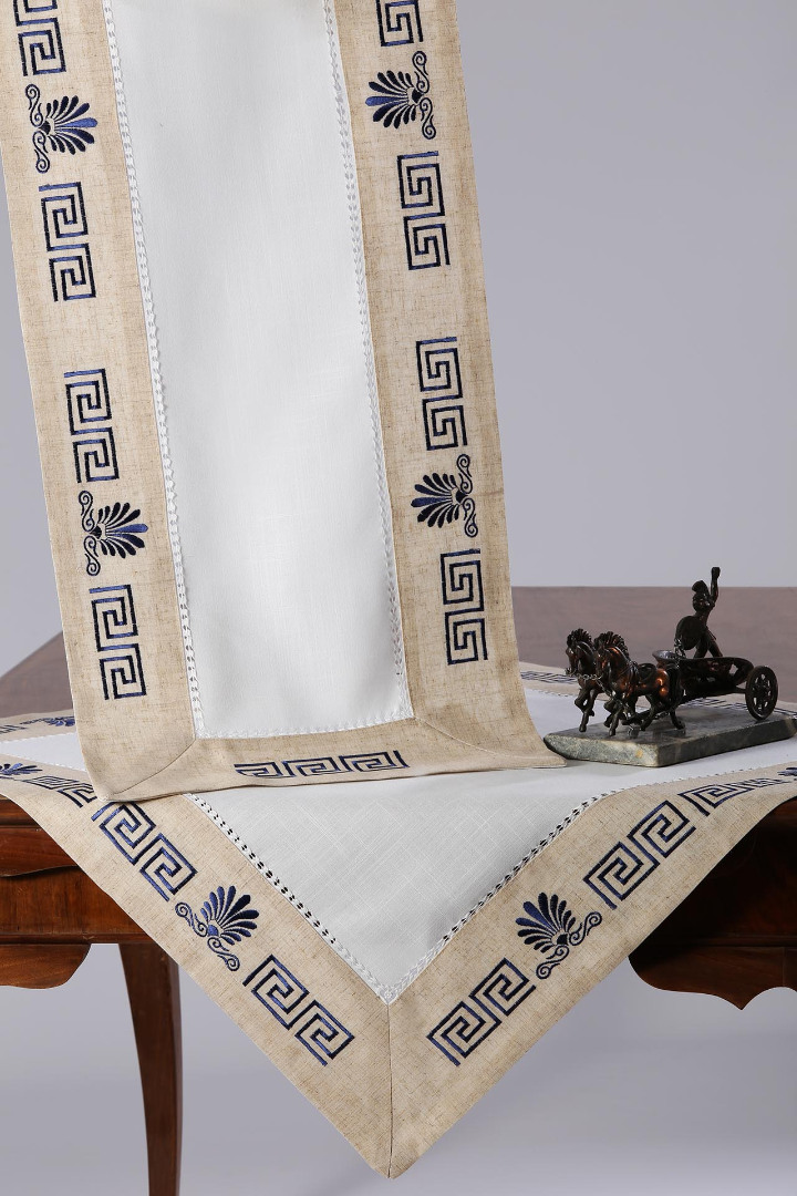 Φωτογραφία προϊόντος: SilkFashion Τραπεζομάντηλο WH19-010 (160cm x 250cm) μπλέ