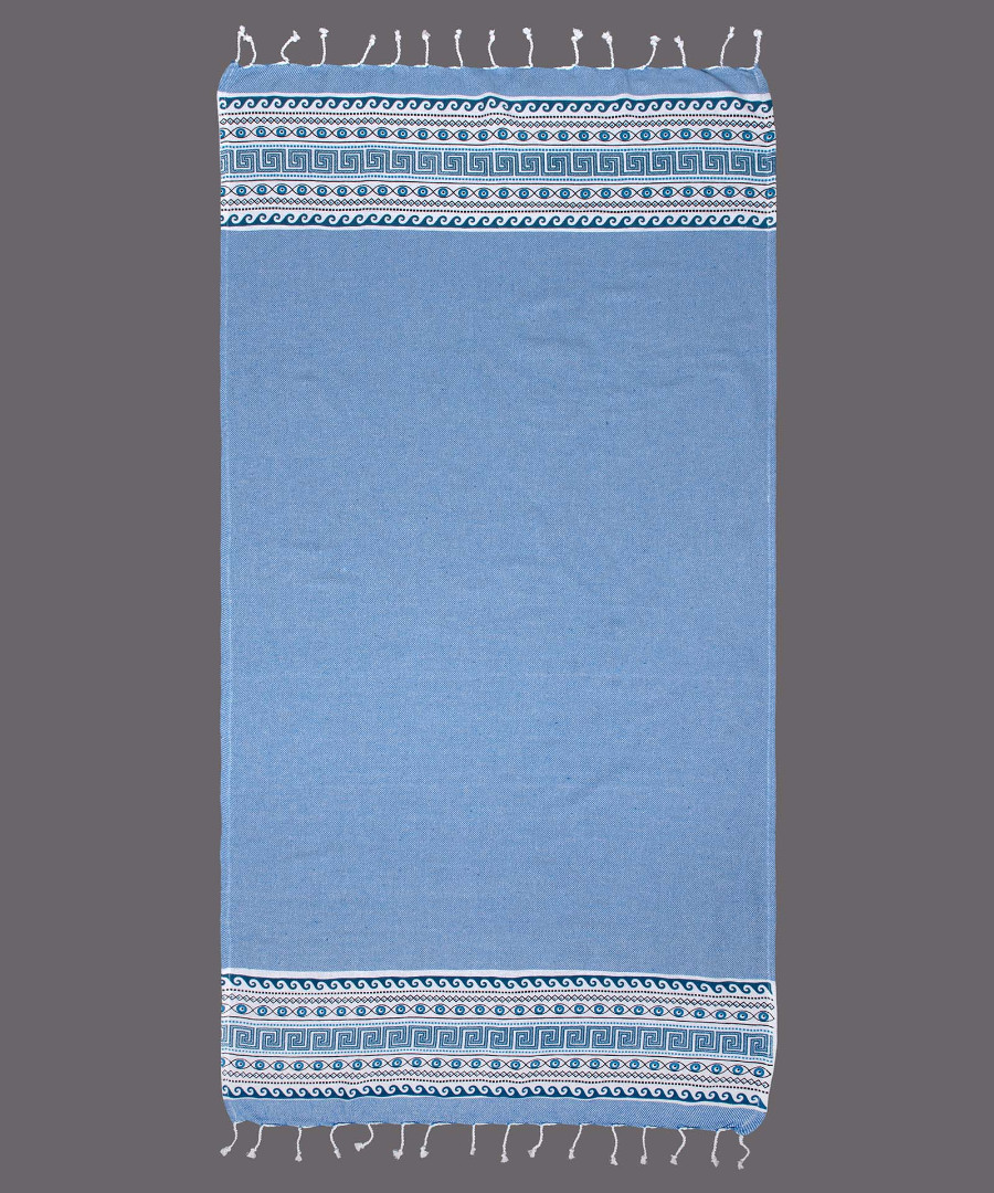 Φωτογραφία προϊόντος: SilkFashion Pestemal nkp555 (90cm x 180cm) τυρκουάζ