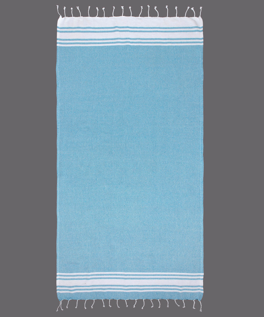 Φωτογραφία προϊόντος: SilkFashion Pestemal nkp264 (90cm x 180cm) τυρκουάζ
