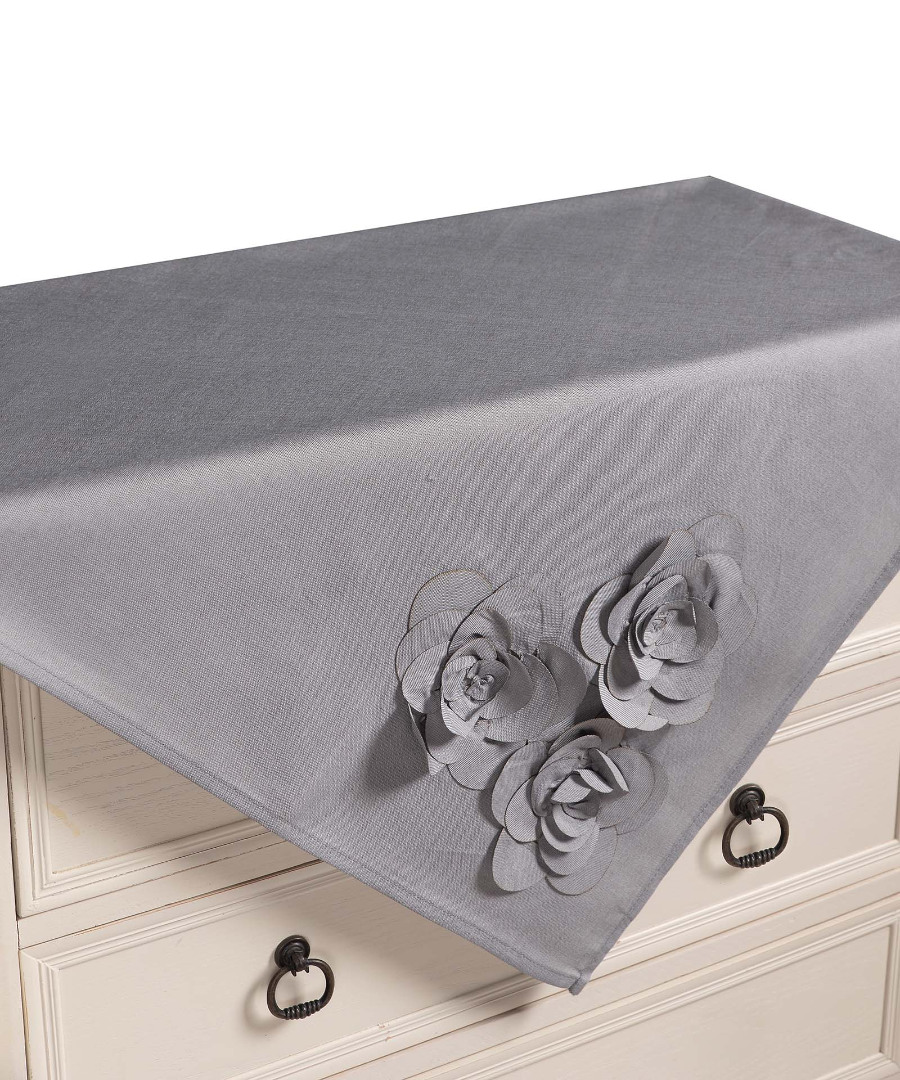 Φωτογραφία προϊόντος: SilkFashion Καρέ 558 (85cm x 85cm) γκρί