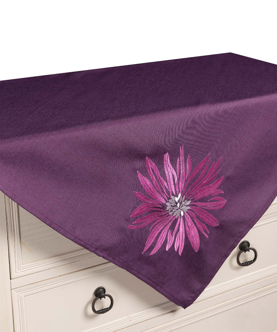 Φωτογραφία προϊόντος: SilkFashion Τραπεζοκαρέ 5227 (130cm x 130cm) μώβ