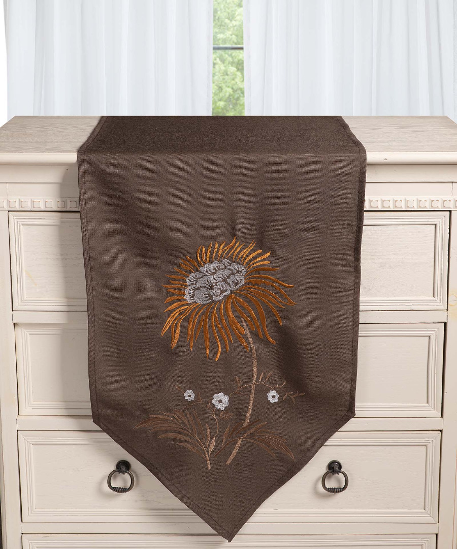 Φωτογραφία προϊόντος: SilkFashion Τραβέρσα 5126 (45cm x 170cm) καφέ