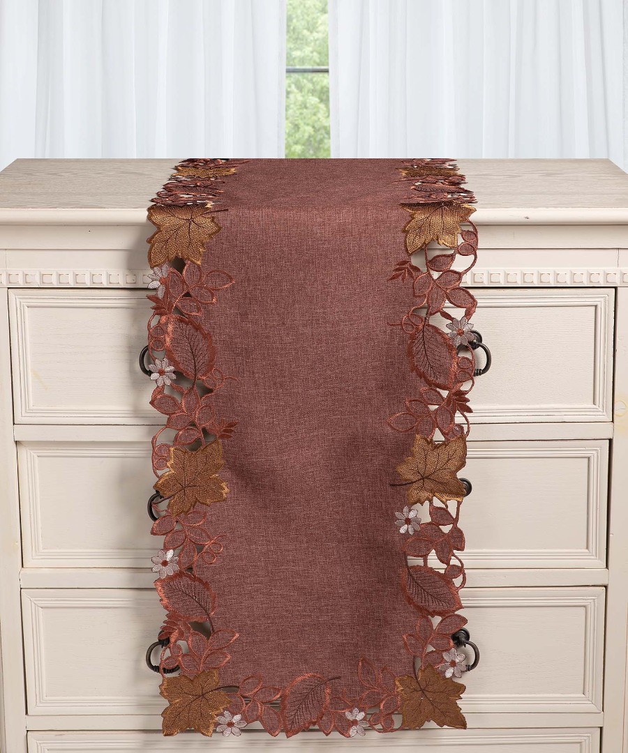 Φωτογραφία προϊόντος: SilkFashion Τραβέρσα 19315 (38cm x 172cm) κεραμιδί