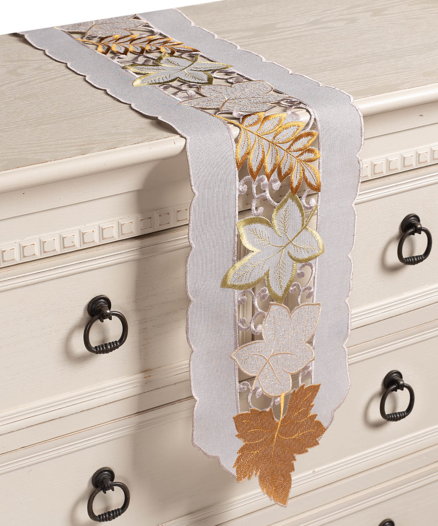 Φωτογραφία προϊόντος: SilkFashion Τραβέρσα 19612 (20cm x 165cm) γκρί