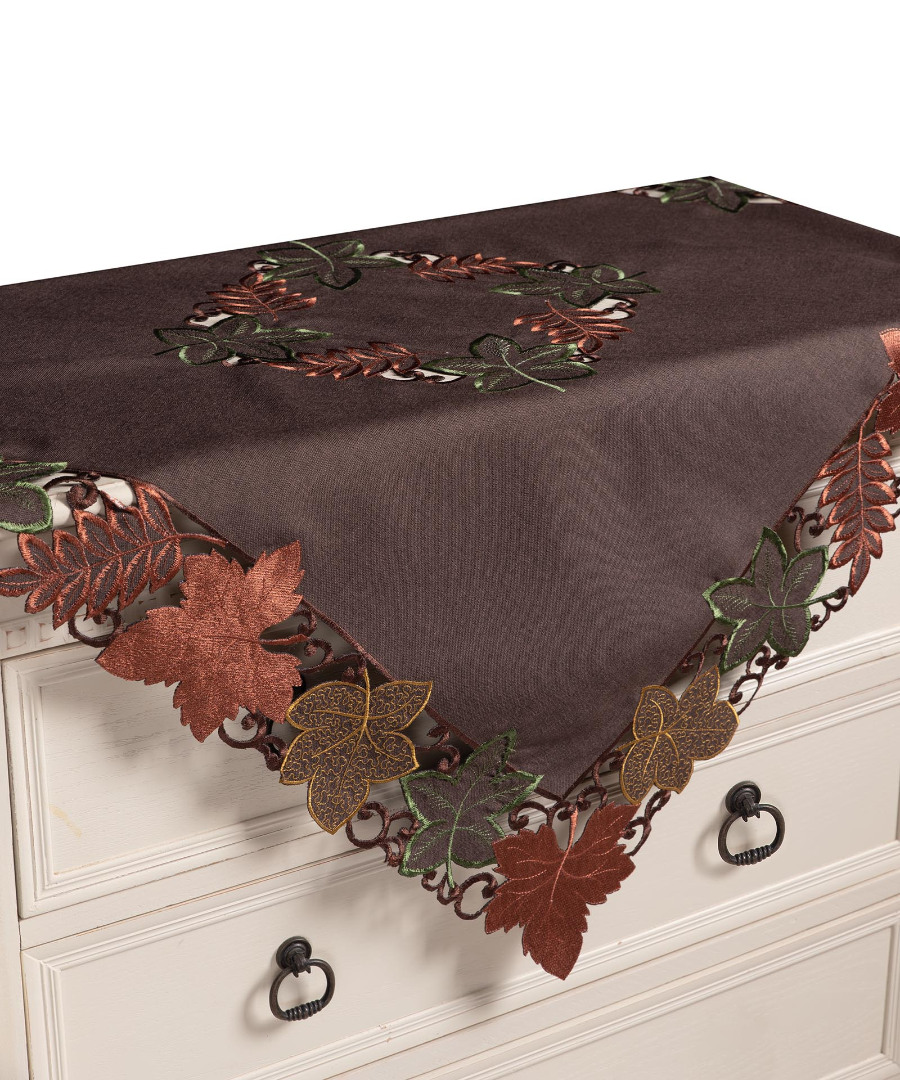 Φωτογραφία προϊόντος: SilkFashion Καρέ 19612 (85cm x 85cm) καφέ