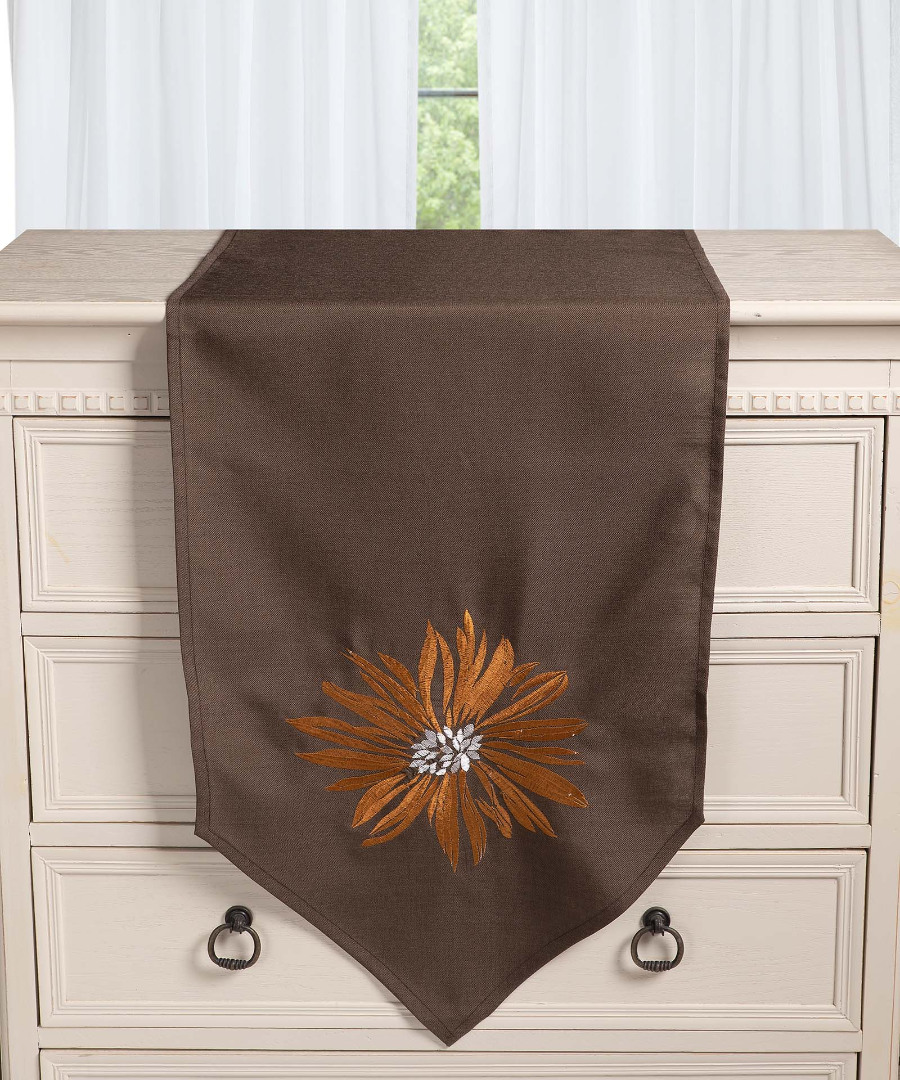 Φωτογραφία προϊόντος: SilkFashion Τραβέρσα 5227 (45cm x 170cm) καφέ