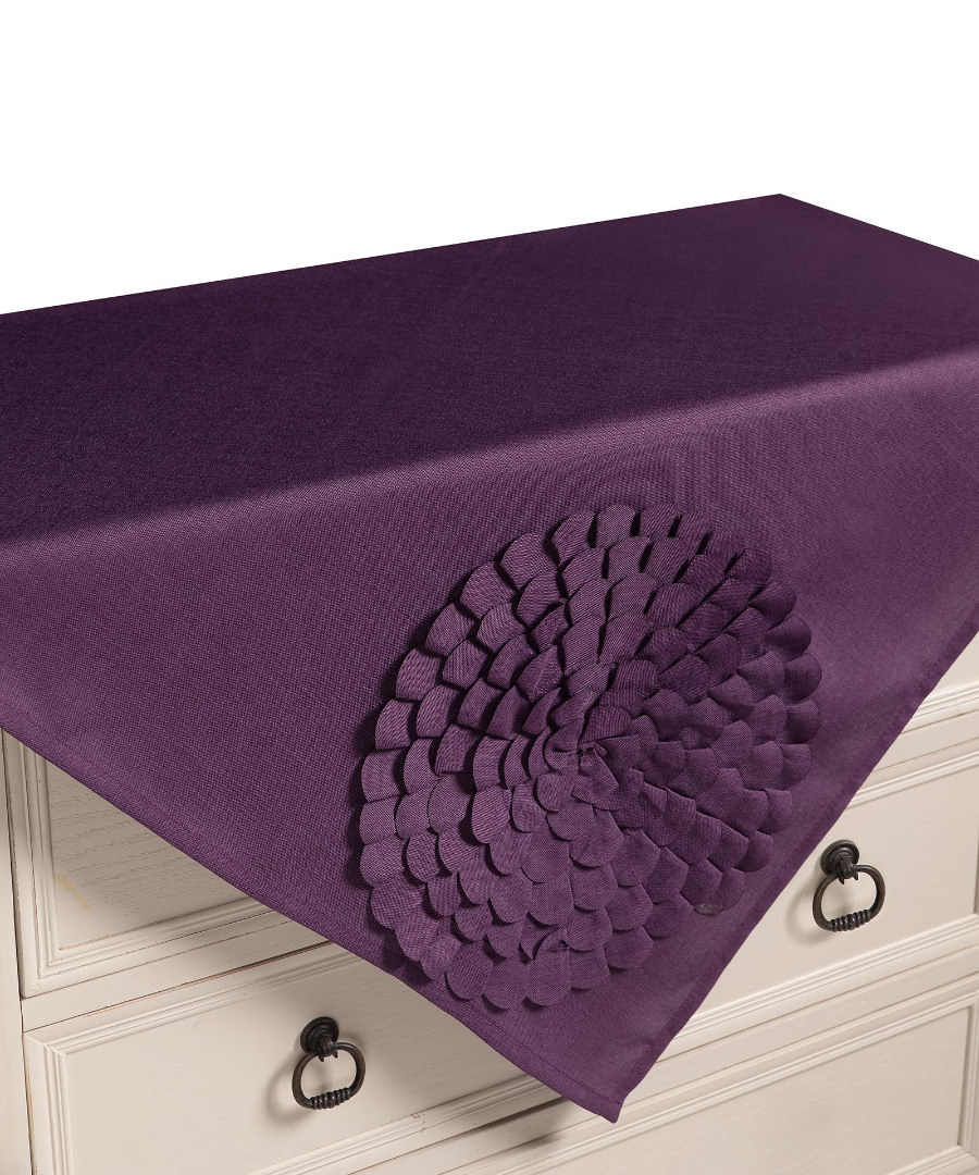 Φωτογραφία προϊόντος: SilkFashion Τραπεζοκαρέ 538 (130cm x 130cm) μώβ