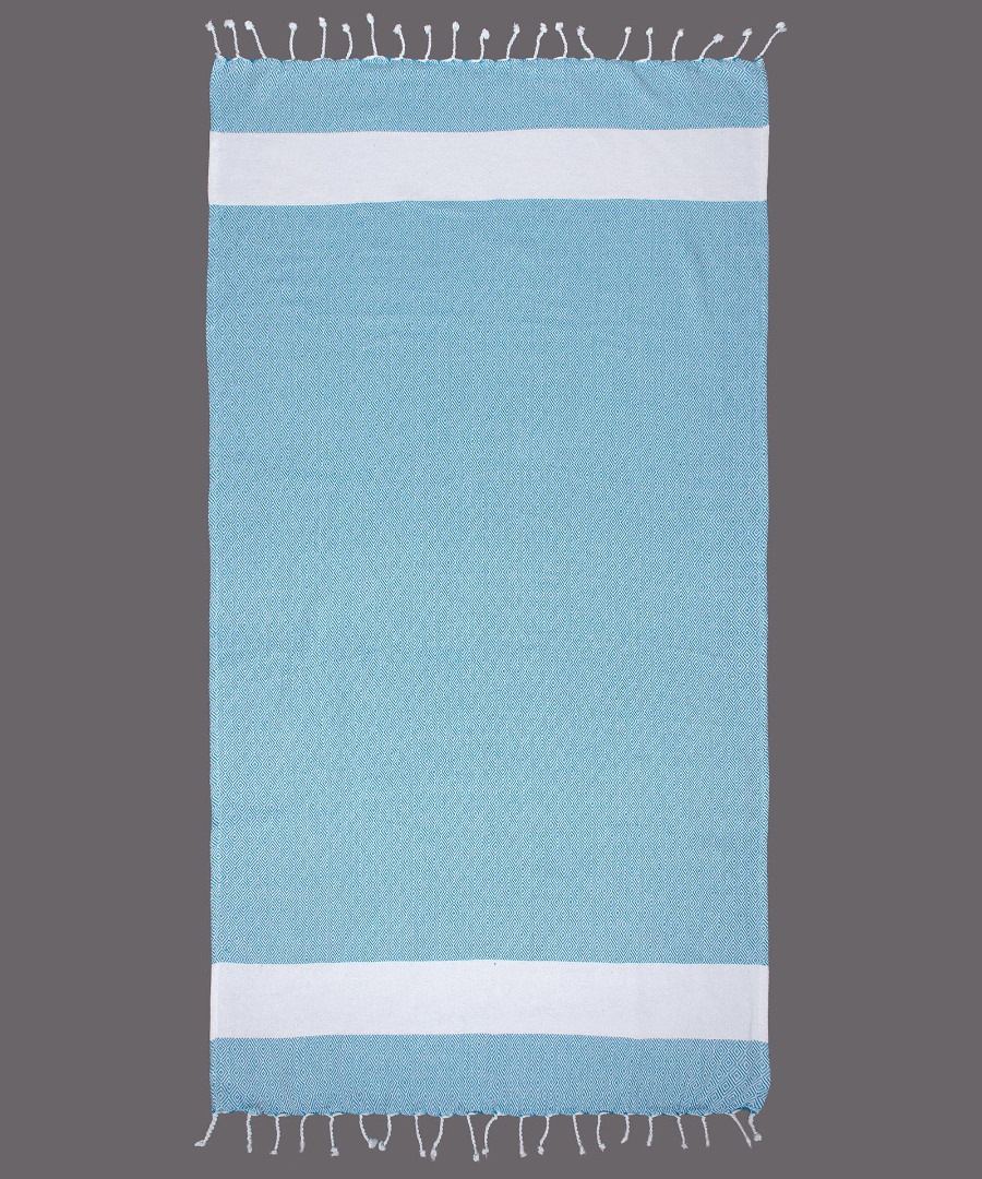 Φωτογραφία προϊόντος: SilkFashion Pestemal nkp12 (90cm x 180cm) σιέλ