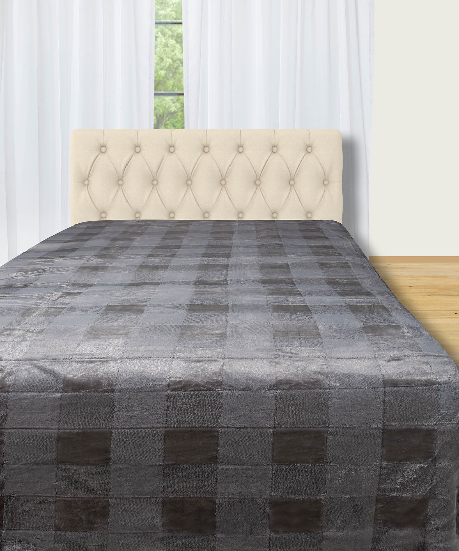 Φωτογραφία προϊόντος: SilkFashion Fleece (240cm x 240cm) χωρίς sherpa γκρί