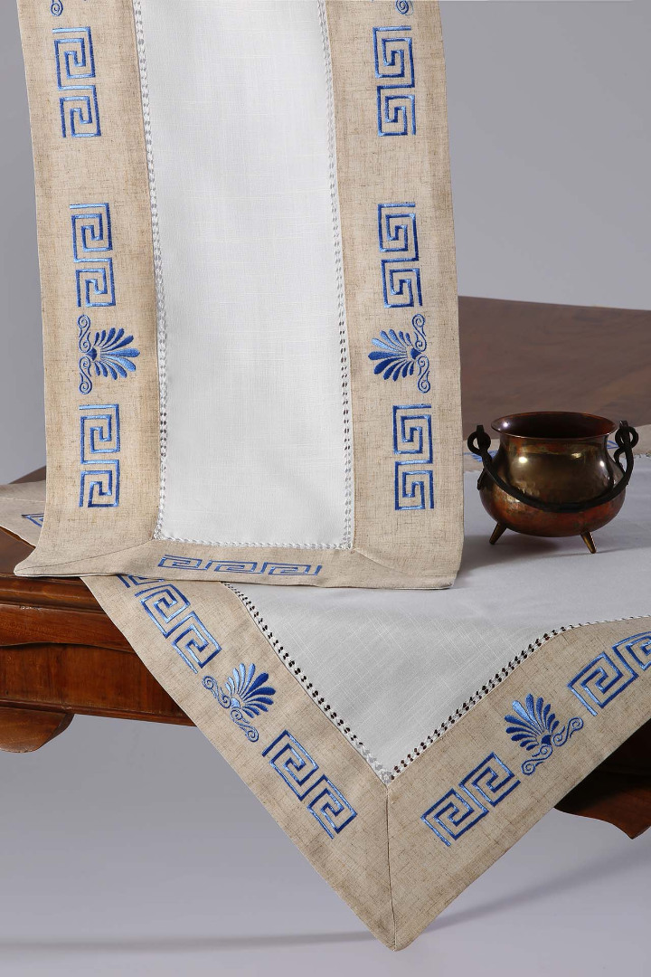 Φωτογραφία προϊόντος: SilkFashion Τραπεζομάντηλο WH19-010 (135cm x 175cm) σιέλ