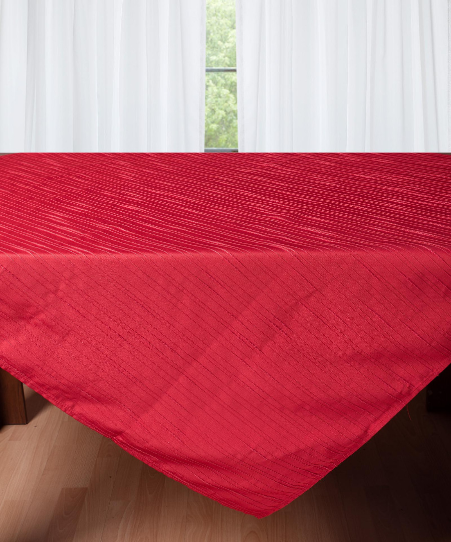 Φωτογραφία προϊόντος: SilkFashion Σαντούκ τραπεζοκαρέ S1058 (135cm x 135cm) κόκκινο