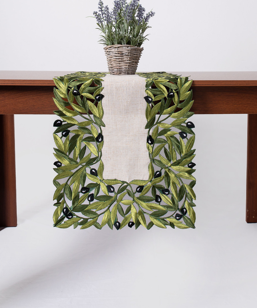 Φωτογραφία προϊόντος: SilkFashion Τραβέρσα 2353 (40cm x 100cm) μαύρη ελιά